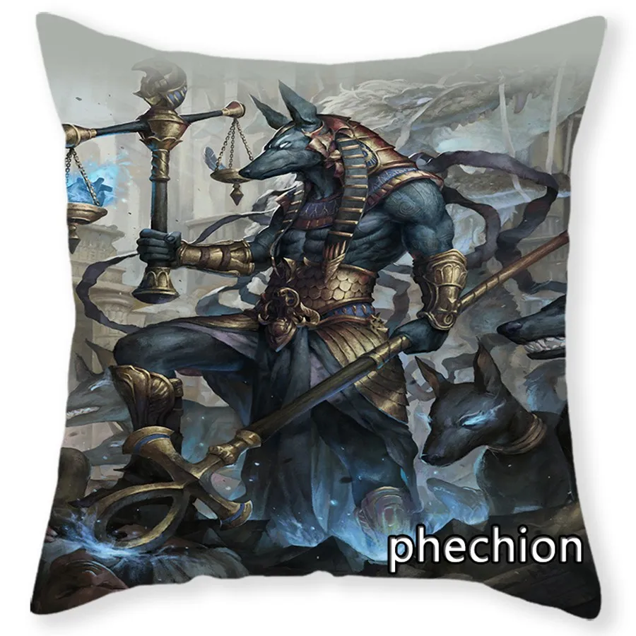 

Phechion Anubis 3D Printed Polyester Decorative Pillowcases Pillow Cover Square Zipper Pillow C102
