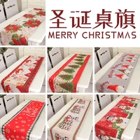 18035cm christmas table runner creative restaurant printing table cloth banquet holiday party home table decoration