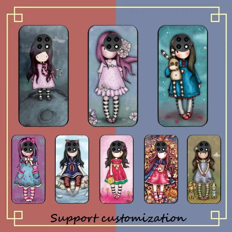 

Santoro Gorjuss cartoon girl Phone Case for Samsung A51 A30s A52 A71 A12 for Huawei Honor 10i for OPPO vivo Y11 cover