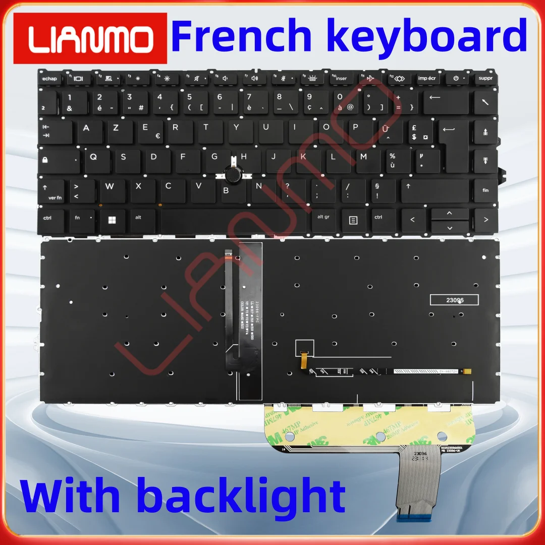 Клавиатура ноутбука French/Latin Language/Romania/Portugal подходит для HP 840 G7 G8 845 745 zbook14