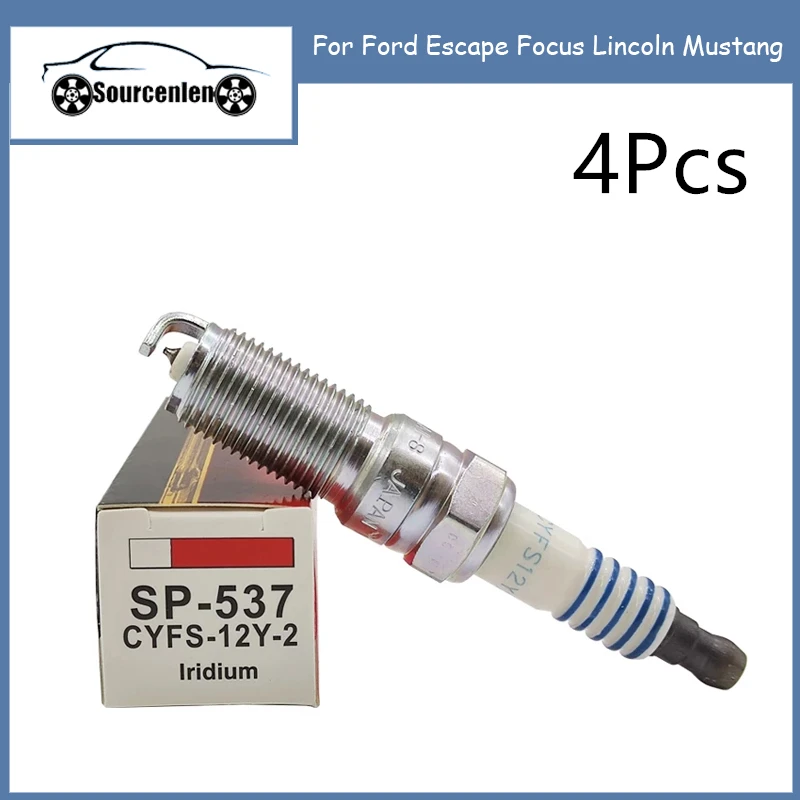 

4 шт., Свеча зажигания для Ford Escape Focus Lincoln Mustang SP537