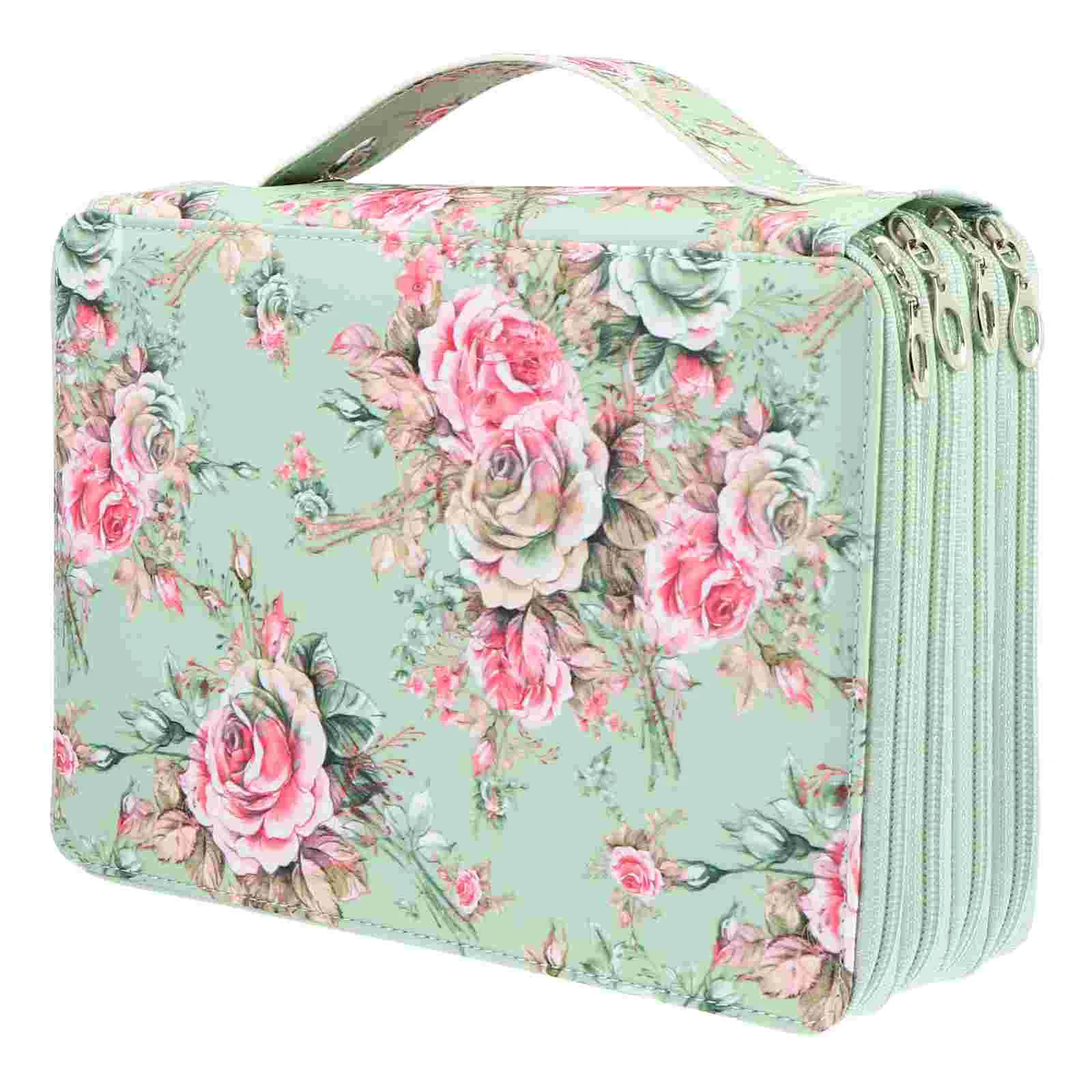 

Pen Pouch Case Stationery Storage Organizer Holder Pens Colored Slot Cases Wrap Marker Sketching Artist Watercolor Pencil case