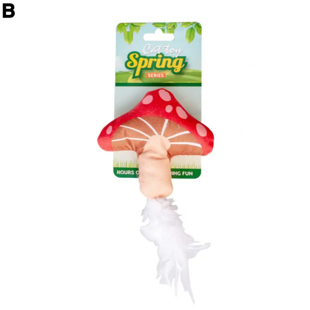 

Furniture-saving Cat Toy Durable Cute Catnip Plush Toys for Kittens Puppies Enhance Bonding Protect Mouth Reduce for Playtime