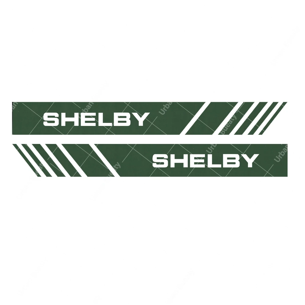 2 шт. виниловые наклейки на пленку для Ford Shelby 50-я годовщина Cobra CS6 CS8 GT SC GT350 GT500 Snake