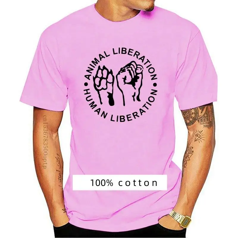 

Новинка, футболка с надписью «Право на животных», футболка для освобождения местности, анимации, лето 2023, Лидер продаж, модная мужская футбо...
