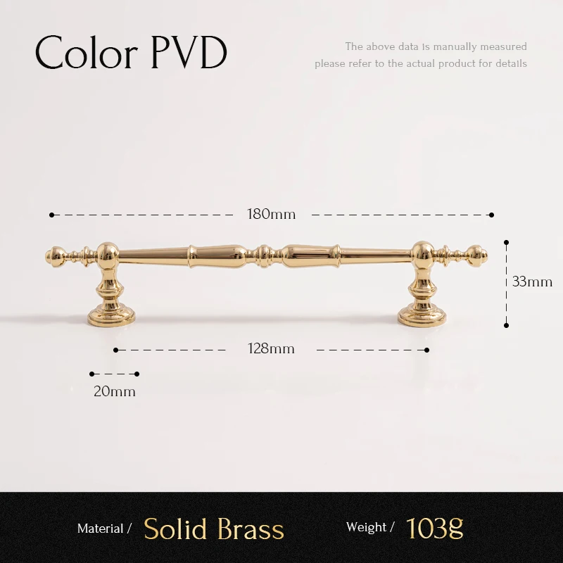 

Santaya Ручки для шкафов из латуни золотые