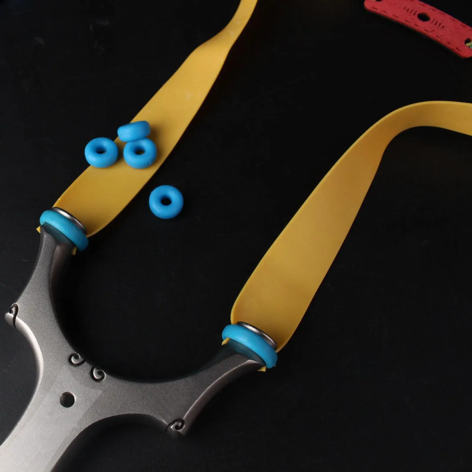 

Rubber Band Tied Tool Rubber Ring Portable Outdoor DIY Slingshot Auxiliary Binding tool quickly Fix Slingshot Tying Accessory