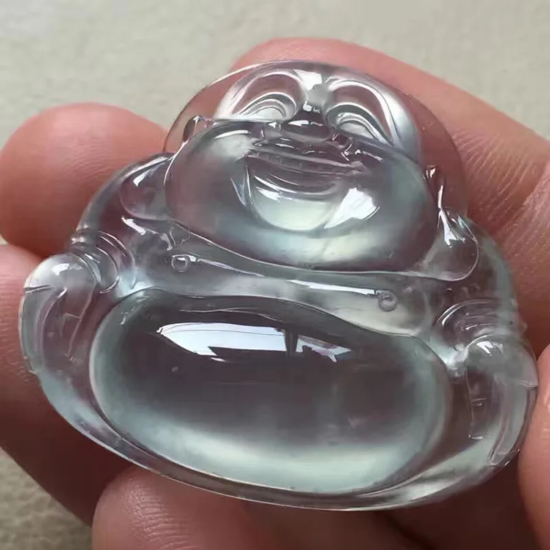 Плавающие цветы нефритовый кулон Будды из нефрита