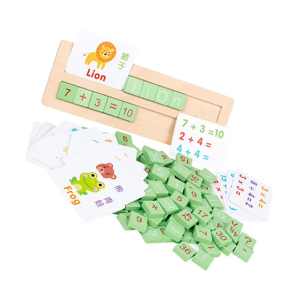 

1 Set of Interesting Kids English Spelling Games Math Games Words Matching Games