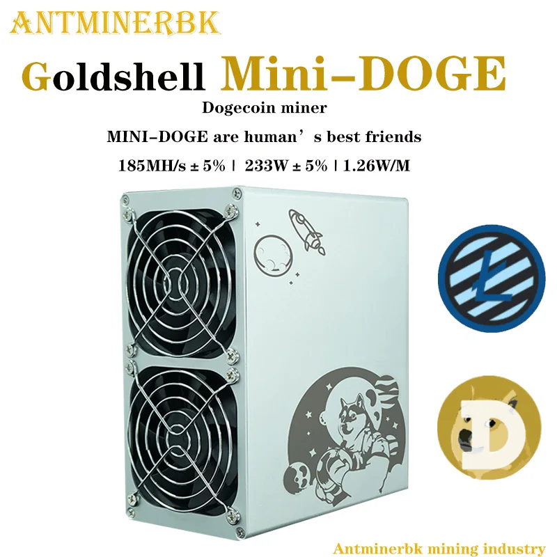 

Б/у телефон, новинка, Золотая оболочка, мини-дог 185 м, 300 Вт, Майнер для майнинга, добыча монеты