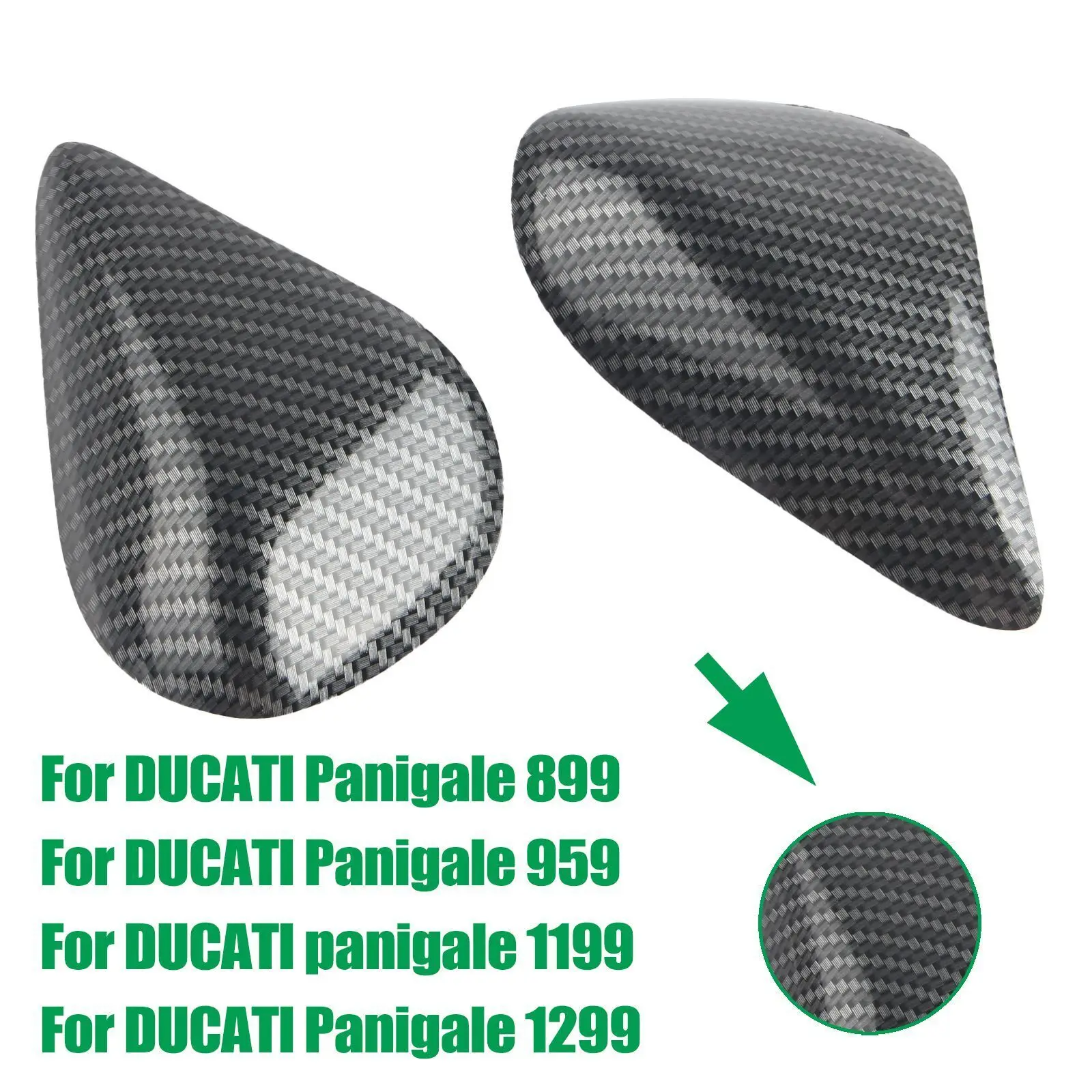 

2 Pieces Fuel Tank Side Cover Fit for Ducati Panigale 1299 Motorbike Parts