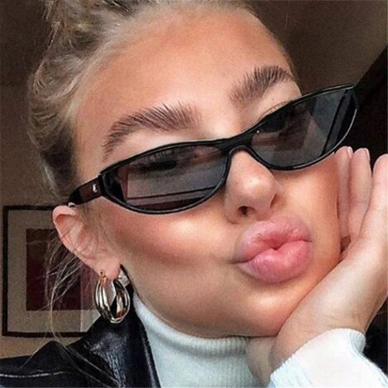 

Женские и мужские очки кошачий глаз Tortoiseshell, солнцезащитные очки с градиентом 90s, винтажные, черные, коричневые, UV400