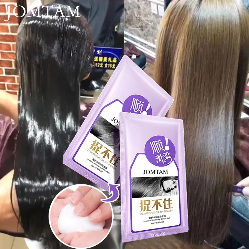 

5 Seconds Repairs Hair Keratin Magical Treatment Straightening Hair Mask Damage Frizzy Restore Soft Smooth Nutrition Care 5Pcs