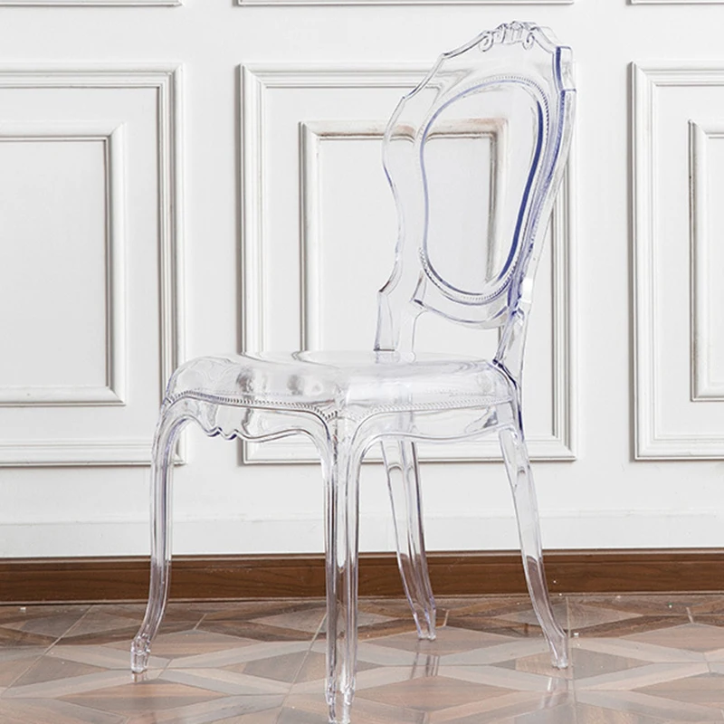 Винтажные стулья Jardin современные черные дизайнерские для банкетов акриловые