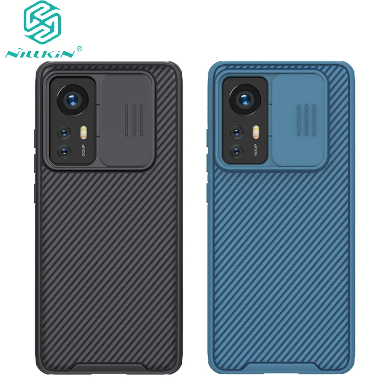 

For Xiaomi 12 Pro Case NILLKIN Camera Protection Case Slide Camera Cover Privacy Protection Back Cover For Xiaomi 12 12x