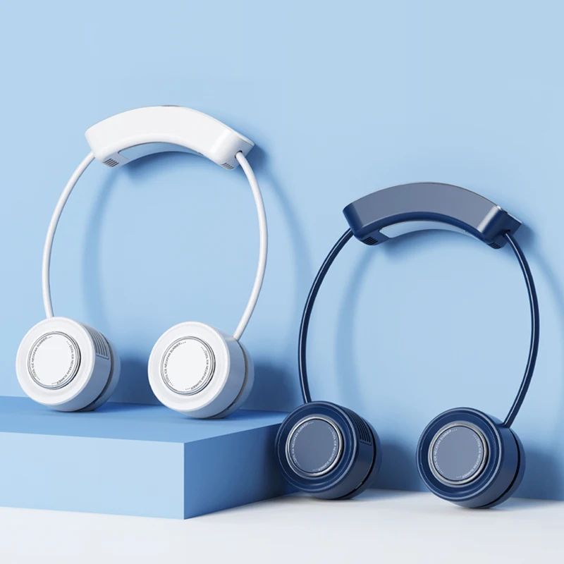 

Шейный вентилятор, мощный перезаряжаемый через USB портативный вентилятор большой емкости, электрический вентилятор, 3 уровня интенсивности, удобный, приятный уличный вентилятор