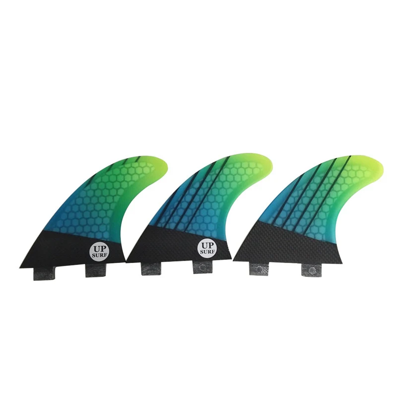 M Tri Fins UPSURF FCS FINS G5 Ласты для доски серфинга Углеродное волокно Подруливающие ласты