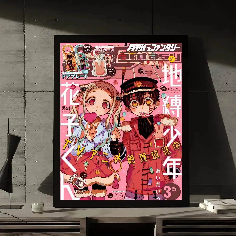 Туалетный плакат Hanako-kun японское аниме ролевые фигурки постер с бумажным принтом