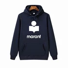 Новинка, худи Marant, одежда с капюшоном для отдыха, свитшот для мужчин и женщин, простые свитшоты с забавным аниме принтом странных вещей, хлопок