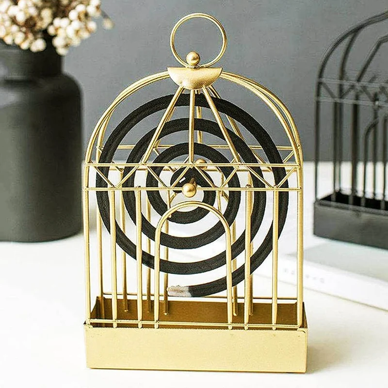 Металлический держатель для противомоскитной спирали 2 шт. в стиле ретро