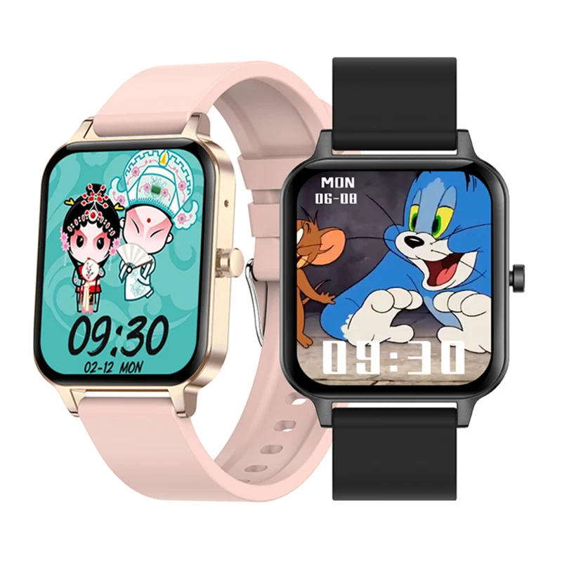 MX7 Smart Watch for Men Women Waterproof IP68 Body Temperature Split Screen Breath Training 100+ Watchface Custom Smartwatch