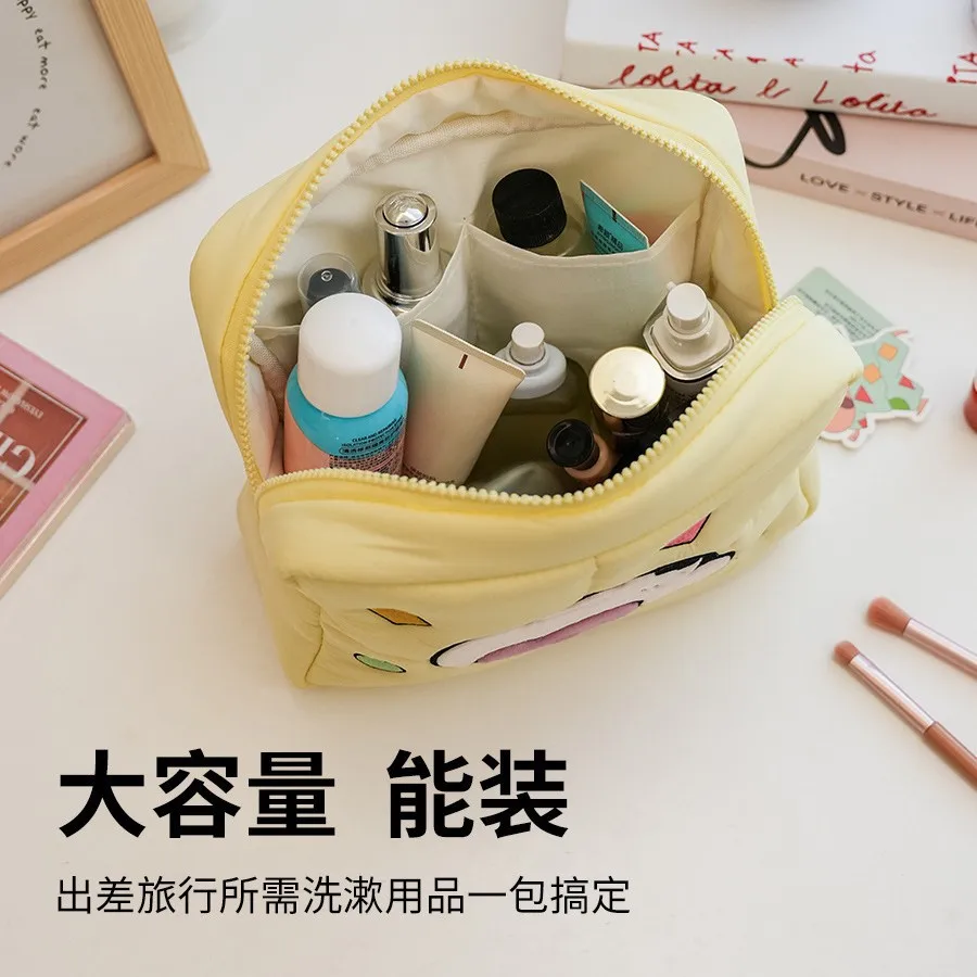 Новый аниме карандаш Шин-тян пуховая косметичка Kawaii большая вместительная