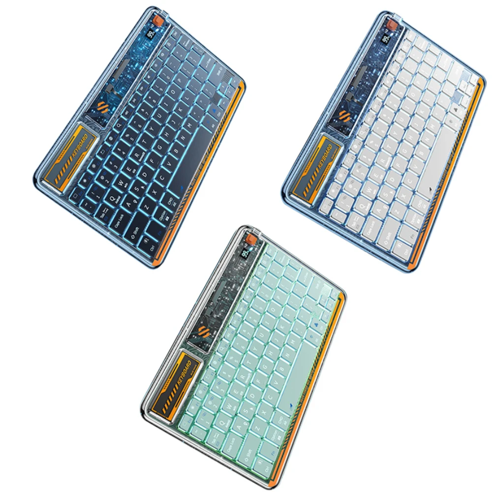 

Клавиатура LASaiER с колпачком, беспроводной емкостный Настольный планшет для ноутбука с 78 клавишами, клавиатура, любимая игровая клавиатура