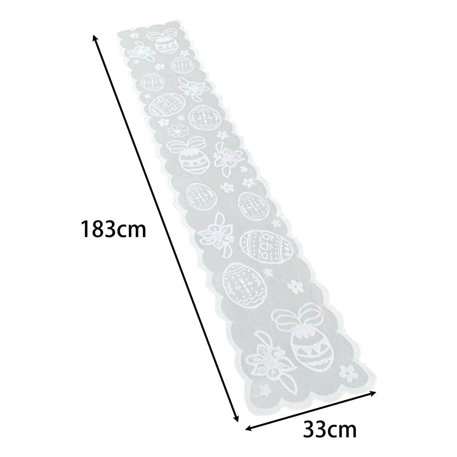 Вышитая дорожка для стола кролик домашний декор хлопок полиэстер идеально