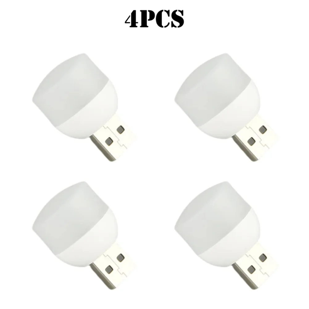 

4pcs Car Ambient Light Car Mini Led Car Light Auto Interior Usb LED Decorative Bulbs Lamp Car Atmosphere Light Auto Car Styling