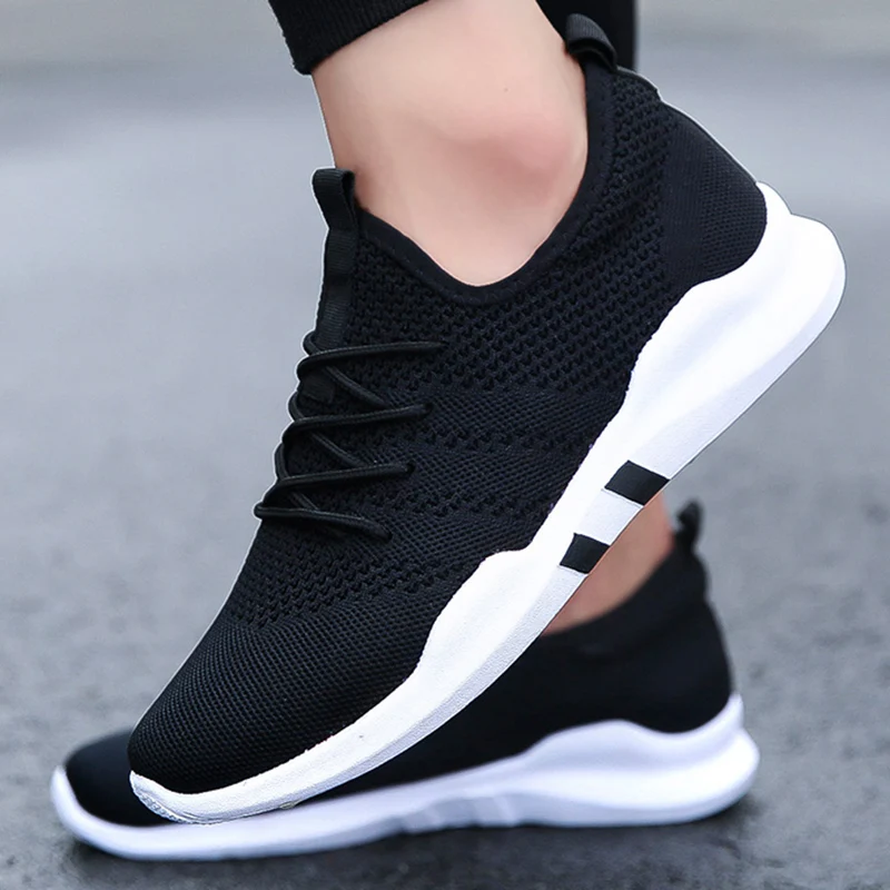 

Men's Breathable Running Shoes Large Size Fashion Lightweight Couple Sneakers Casual Outdoor Men's Jogging Sports Shoes Lace-up