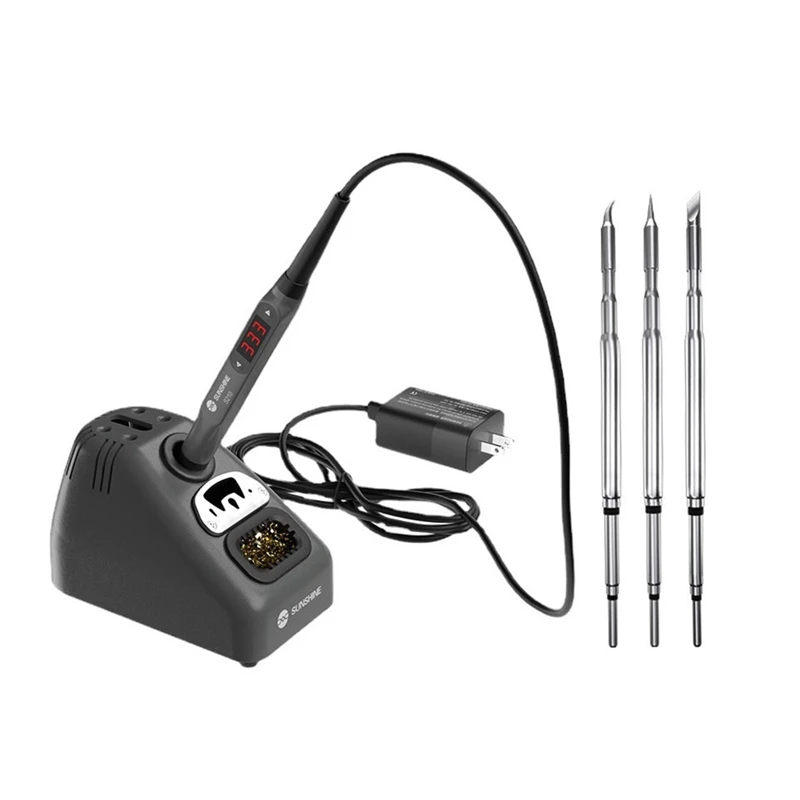

SUNSHINE S210 110W Portable Soldering Iron Adjustable Universal For C210 Soldering Tips US Plug