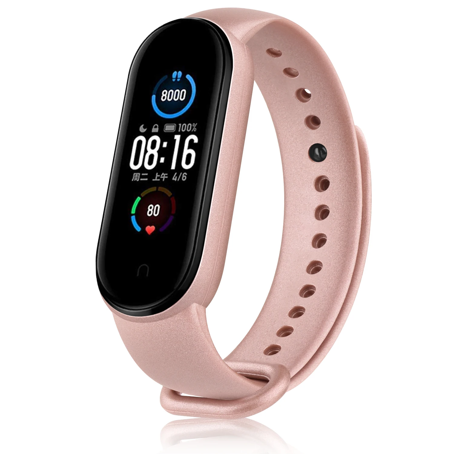 Silicone Watch Band for Xiaomi 6 Miband 5 TPU Watch Strap M5 Bracelet Xiaomi 4 3 Sport Wristband Mi Band 6 Smartwatch Accessory