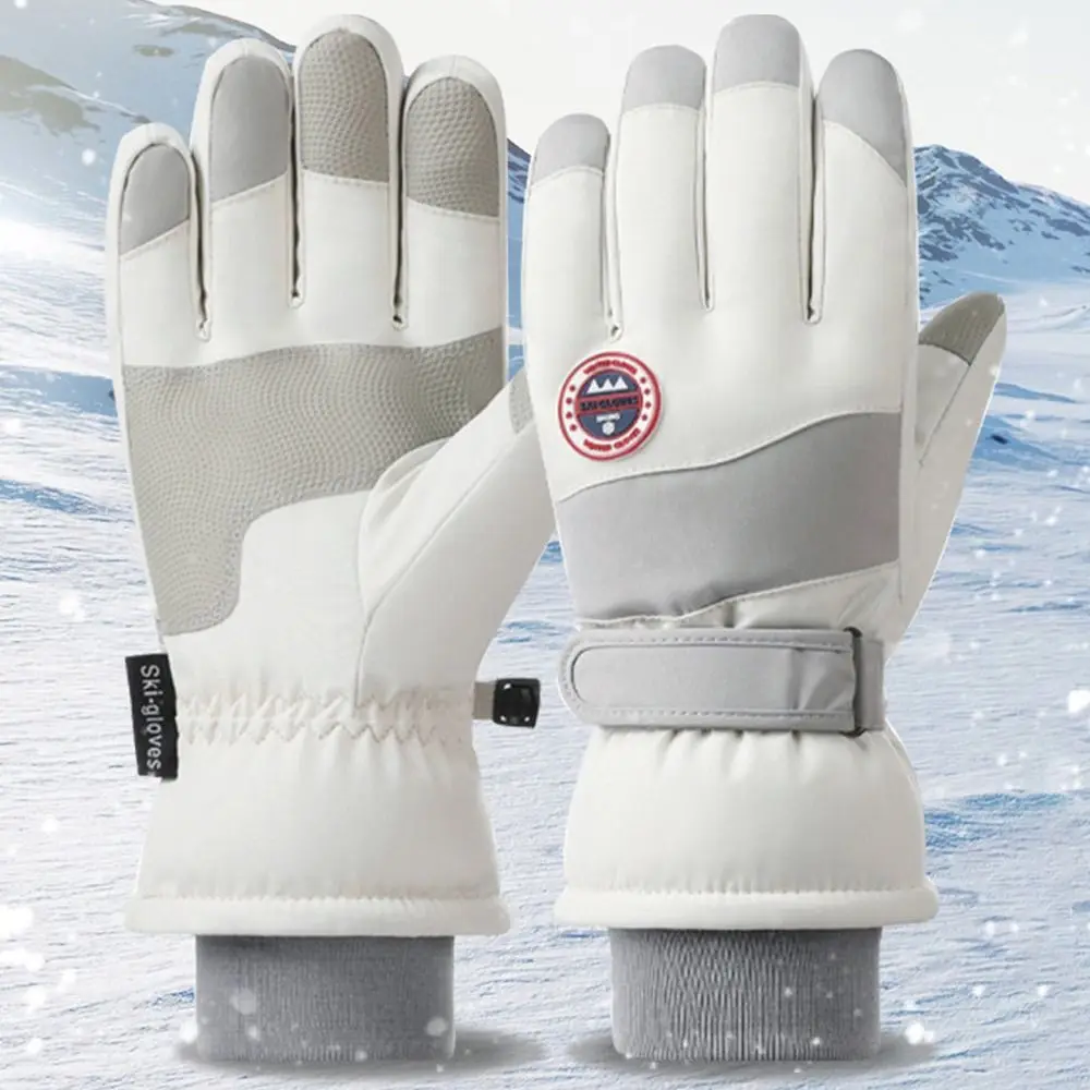 Зимние перчатки для сноуборда и лыж Нескользящие водонепроницаемые сенсорных