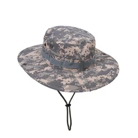 men hat summer brim sun protection fisherman accessory army breathable outdoor cap