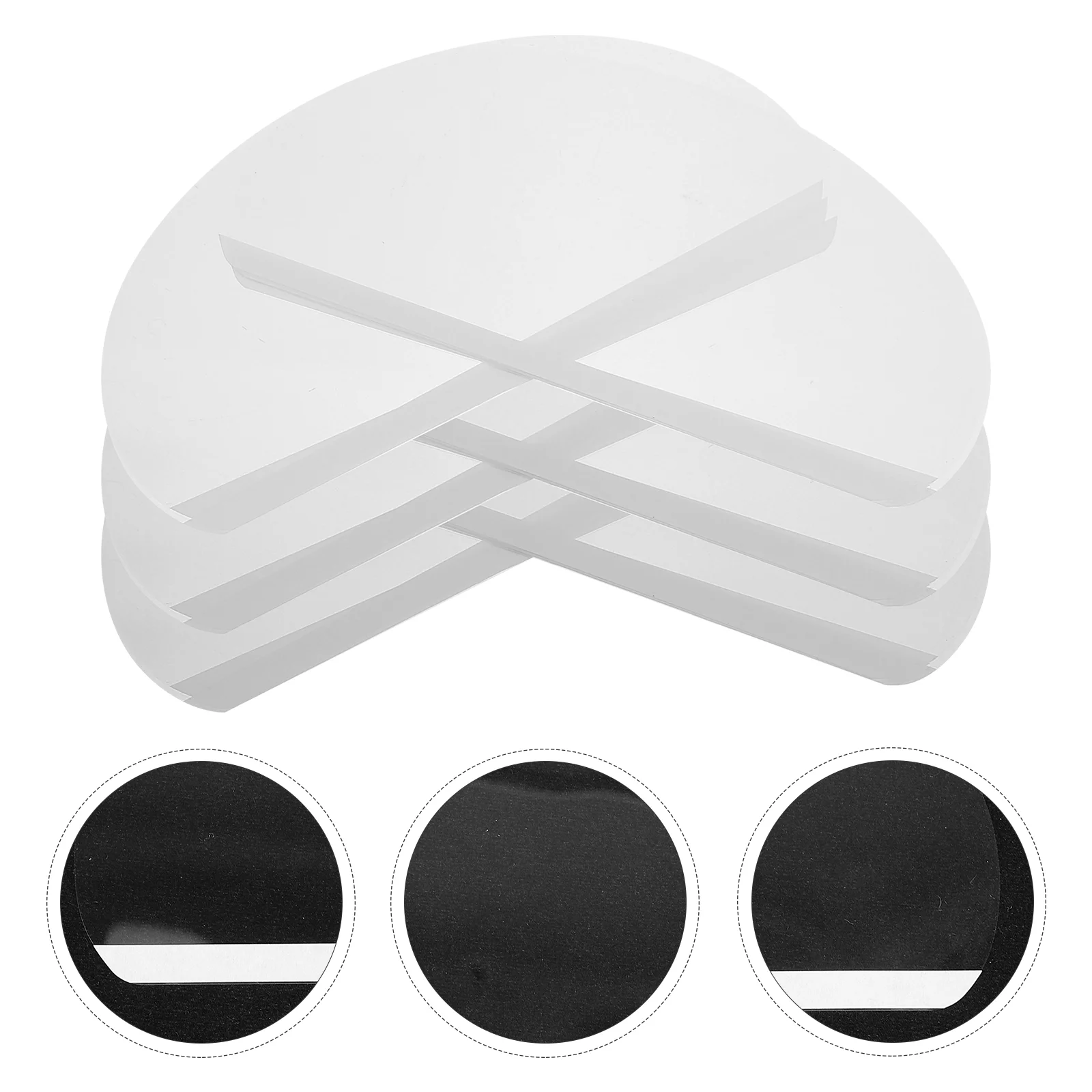 

25 Pcs Clear Face Mask Eye Protector Facial Shield Dedicated Haircut Supplies Salon Pvc