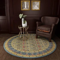 american retro round carpets home bedroom bedside carpet living room sofa coffee tables rug large area rugs luxury nordic style