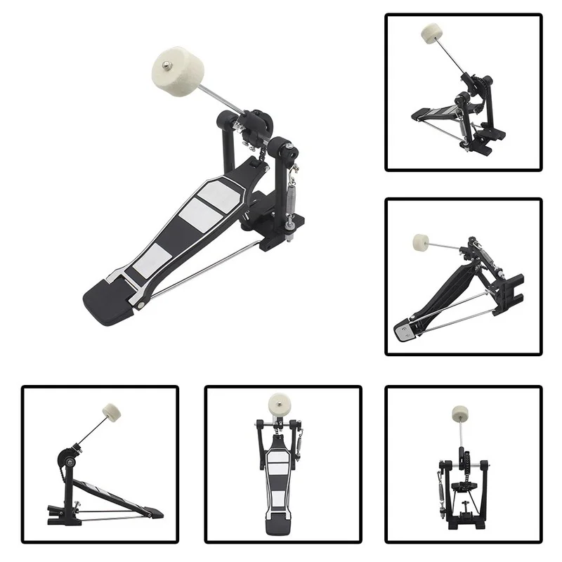 High Quality Bass Drum Pedal Beater Singer Tension Spring and Single Chain Drive Percussion Instrument Parts & Accessories enlarge
