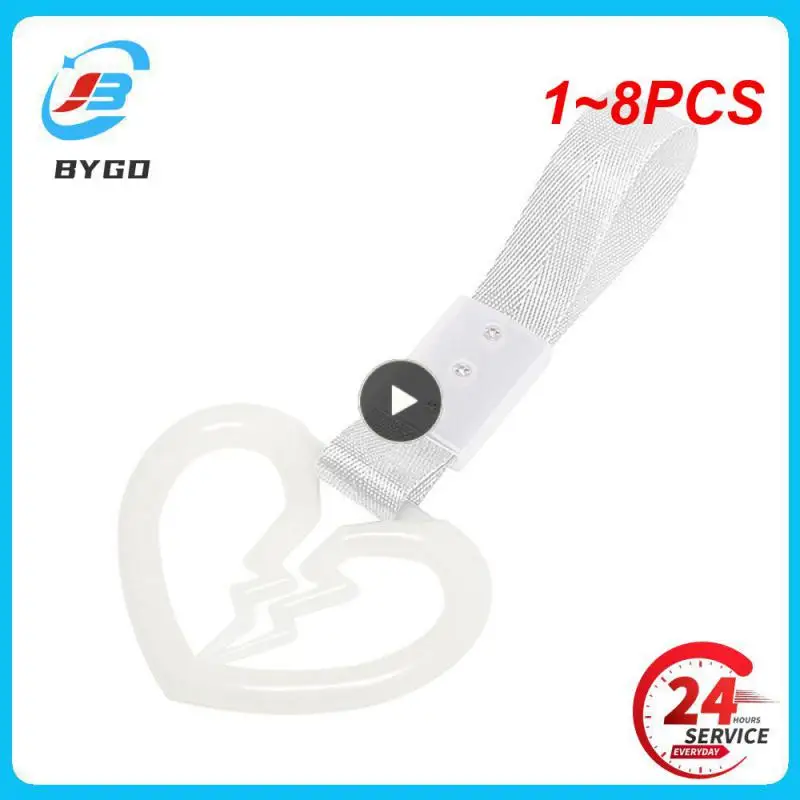 

1 ~ 8 шт. сломанная ручка JDM для поезда, автобуса, ручной ремень Tsurikawa, кольцо в форме сердца, стильный Дрифт, искусственный Дрифт, автомобильные аксессуары для автомобиля