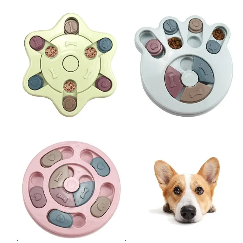 

Pet Puzzle Toys Interactive Slow Feeder Food Dispenser Non-Slip Bowl For Dog Pressure-relieving Dog Training Supplies New