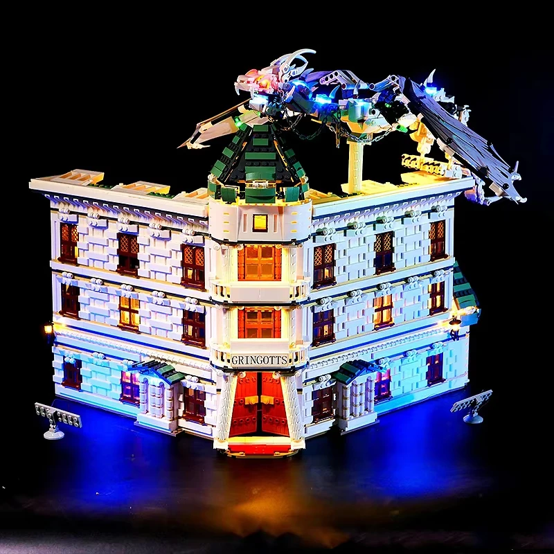 DIY RC светодиодный набор для LEGO 032101 Diagon alley bank (только светильник без модели блоков)