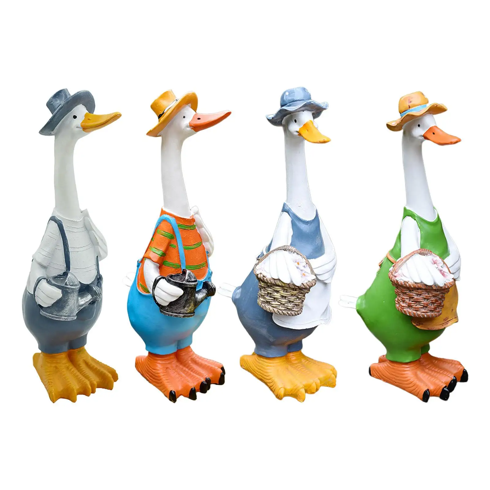 

Garden Duck Ornament Decor Funny Animal Garden Statue for Patio Lawn Garden