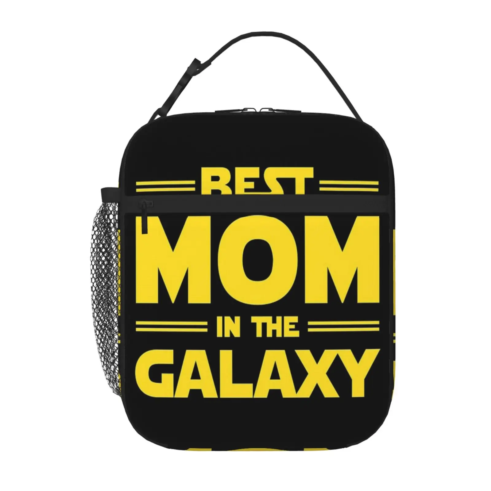 

Best Mom In The Galaxy Packed Lunch Insulated Lunch Box Thermal Fridge Bag Thermal Bag Female