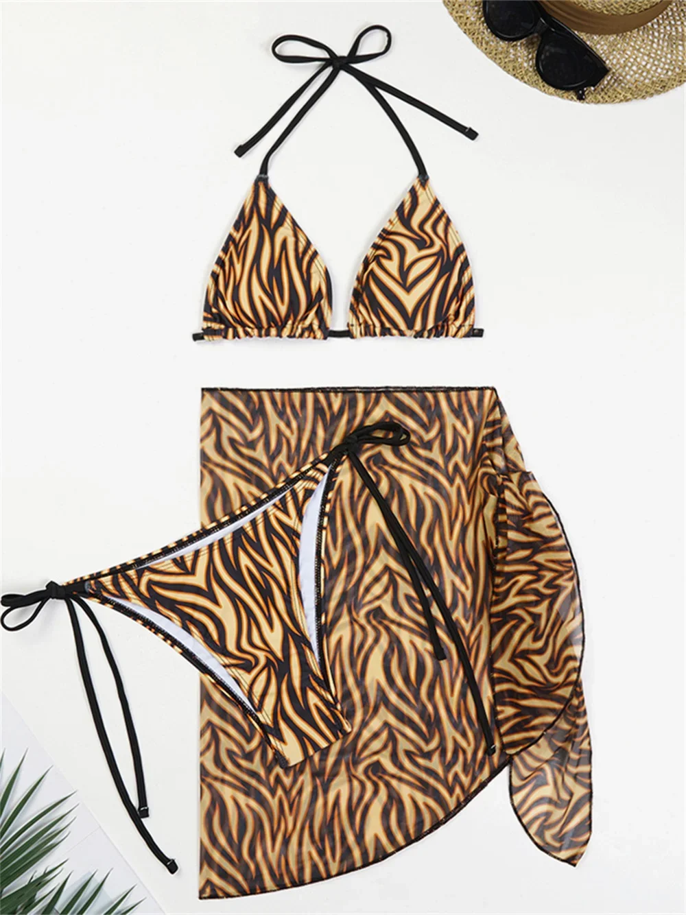 Горячее пламя бикини с открытой спиной Купальники женские микро стринги