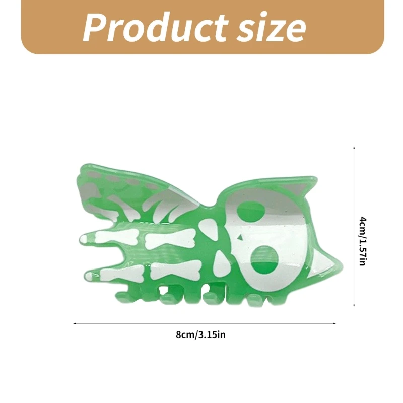 Очаровательная заколка для волос с дизайном кошки игривый череп заколки в форме