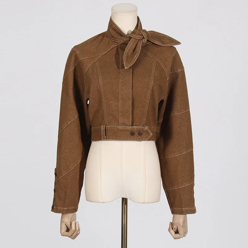 Осень-зима уличная мода комплект из двух предметов женский топ с кружевным