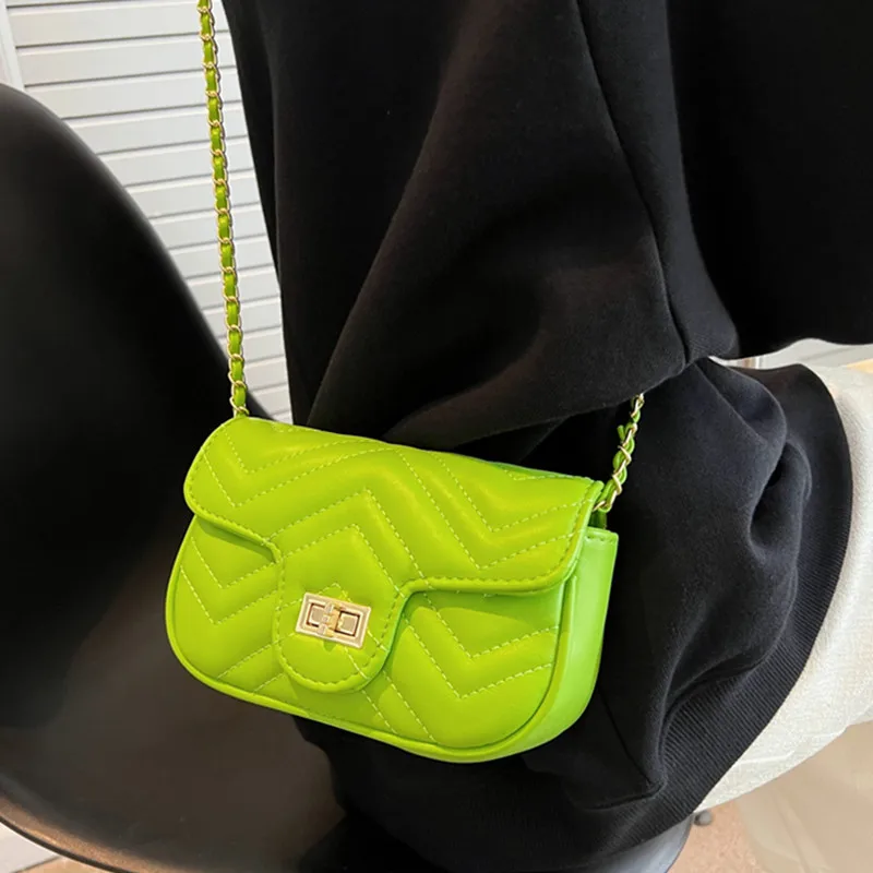 

New Quilted Messenger Bags for Women Quality Soft Leather Bag Casual All Match Handbag Female 2022 Trend Small Flap Shoulder Bag