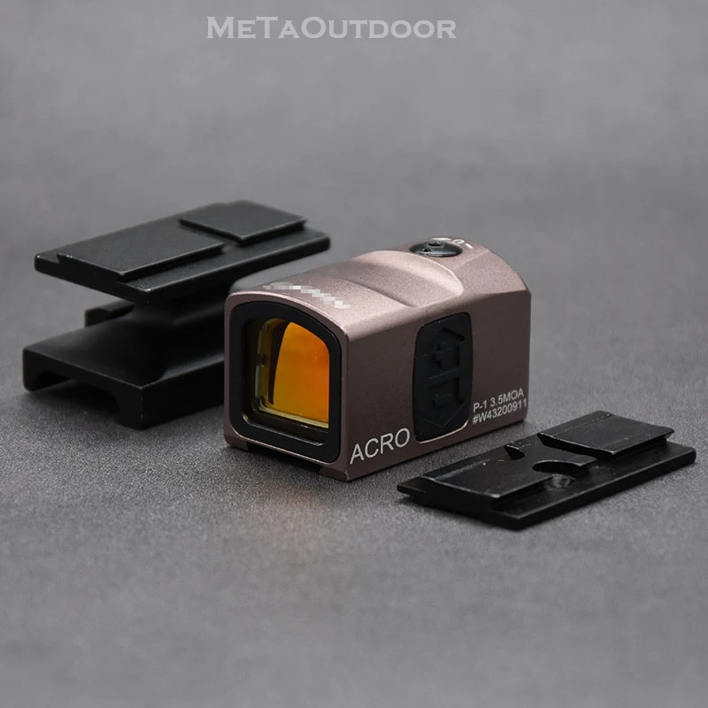 Тактический маленький прицел 1x с красной точкой подходит для Glock Pisotl Base планка