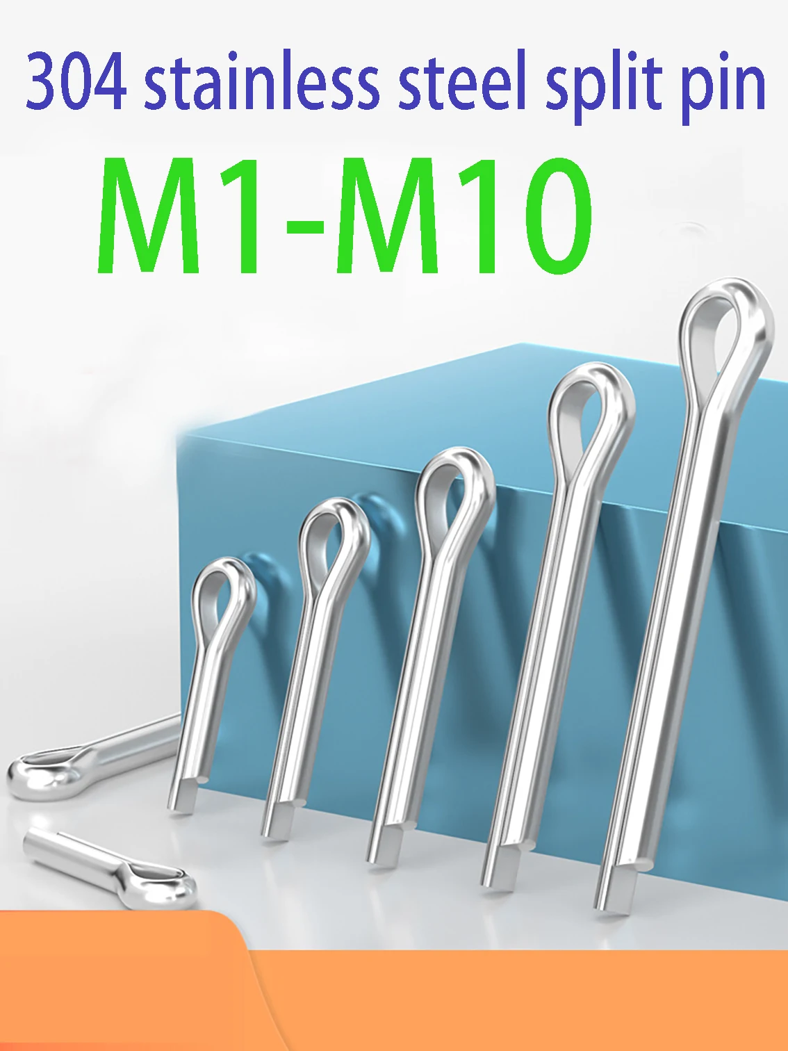 304 шпилька для волос из нержавеющей стали M1 M1.5 M2 M2.5 M3 M4 M5 M6 M8 M10 U-Образный Пружинный