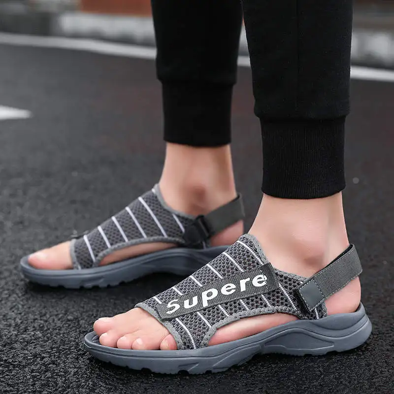 

Мужские пляжные сандалии Hombr, шлепанцы в стиле аниме для тенниса, летняя обувь, теннисные дизайнерские Роскошные, сетчатые, Размер 12, 2021