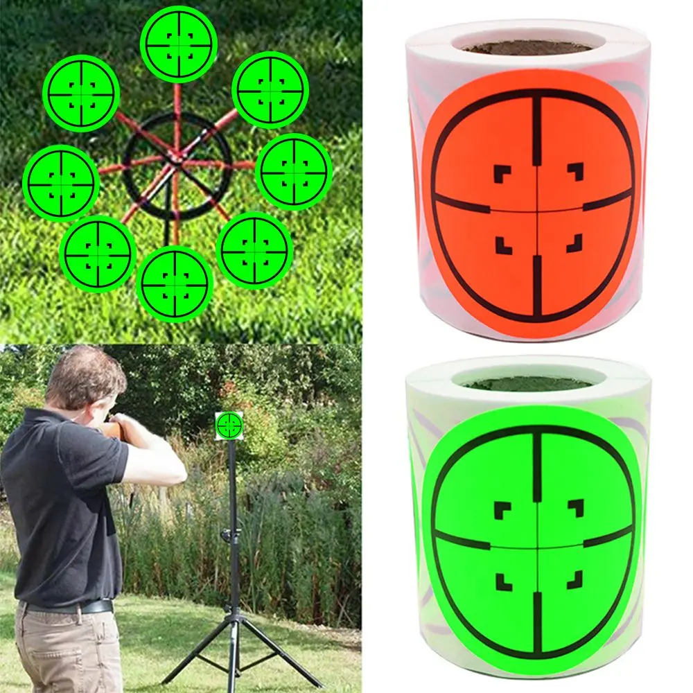 

Paintball Accessories Self Adhesive 200Pcs/Roll Reactive Targets Stickers Hunting Training Label Shooting Target